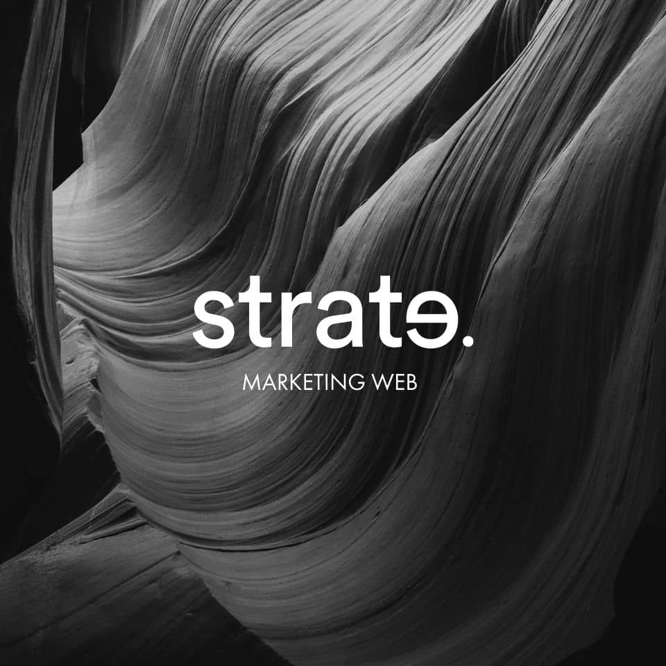 strate agence marketing web logo fond strate